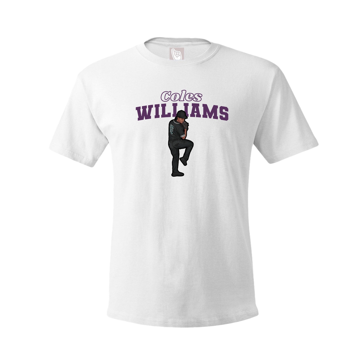 Tee — Name Arch in White