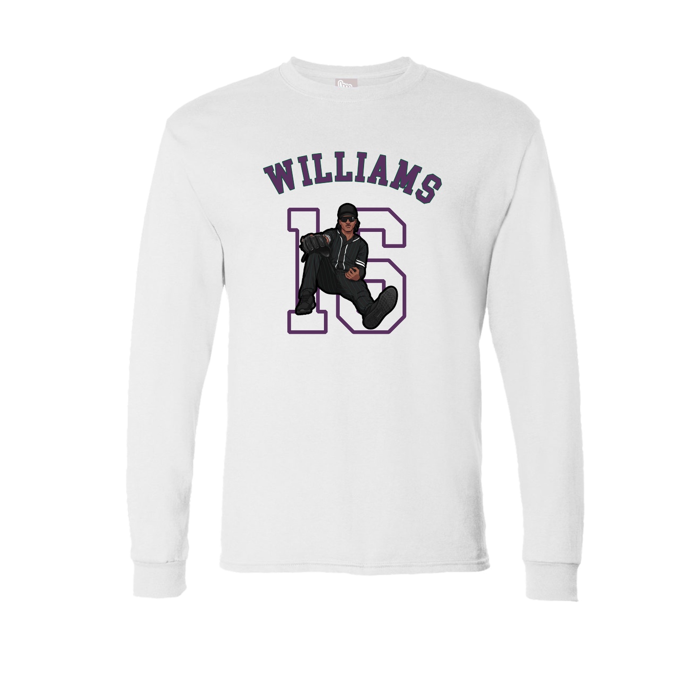 Long Sleeve Tee — Shirsey Arch in White