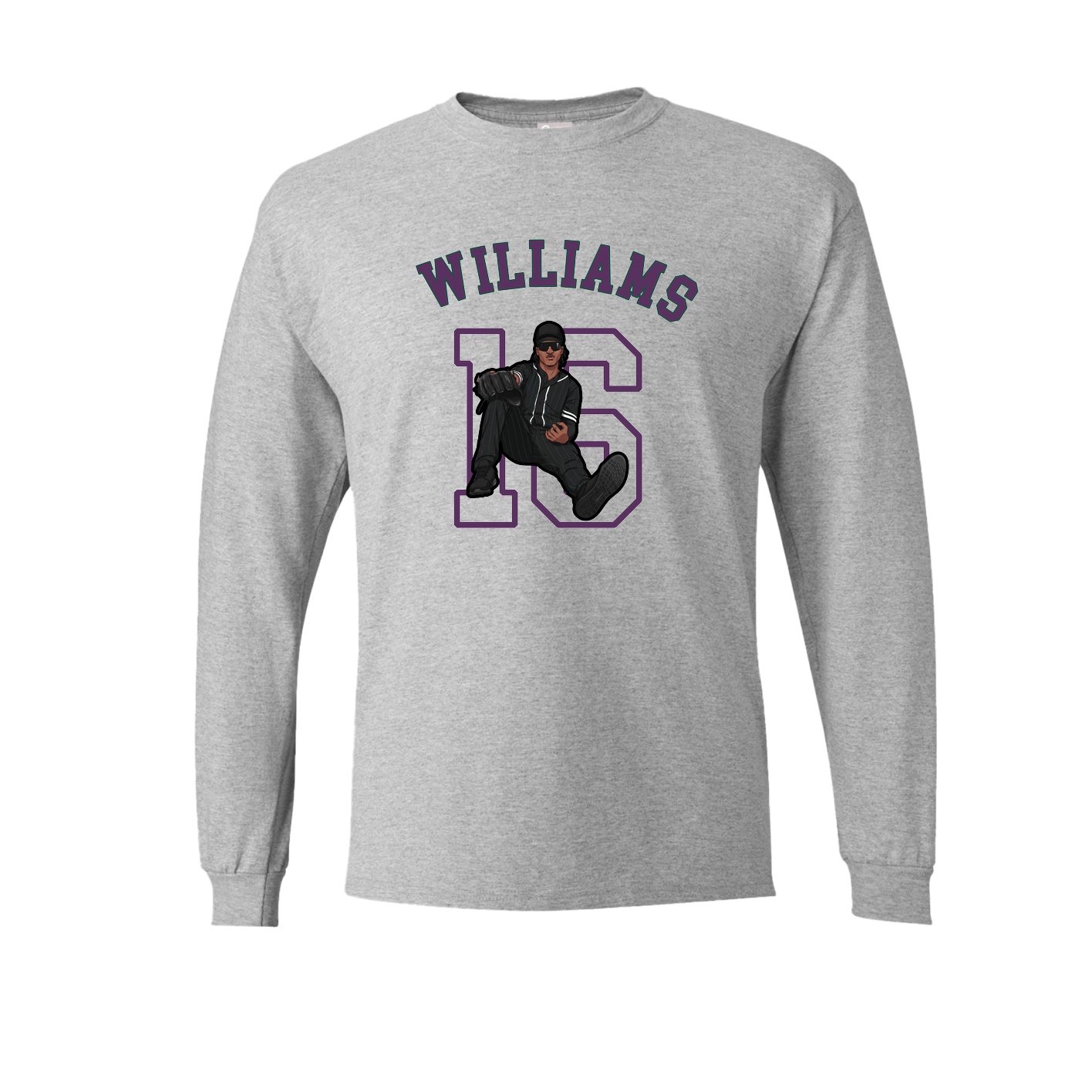 Long Sleeve Tee — Shirsey Arch in Grey