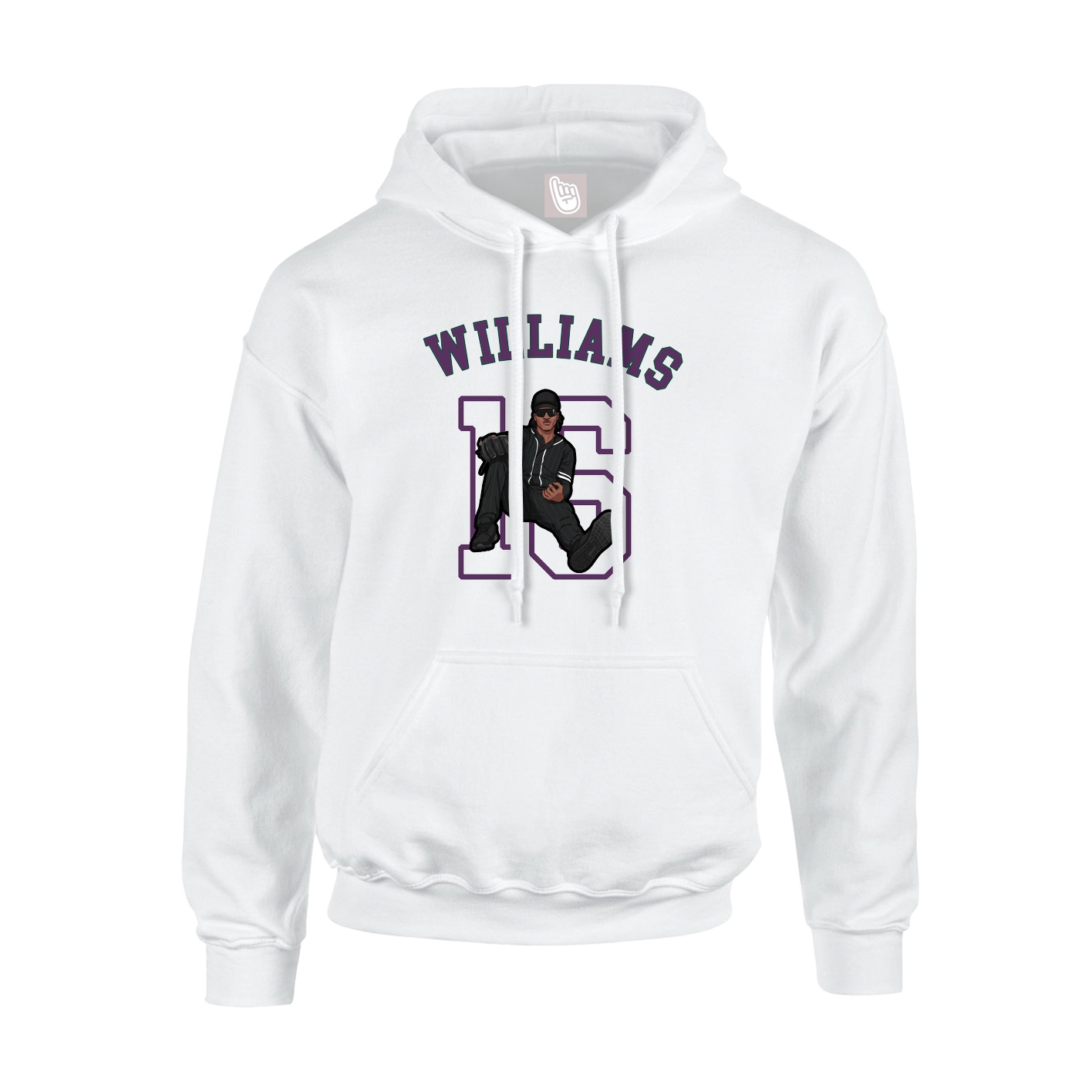 Hoodie — Shirsey Arch in White
