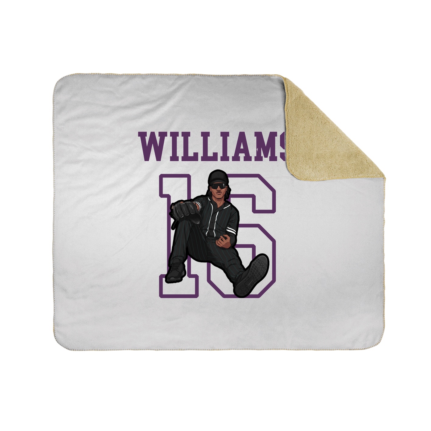 Throw Blanket — Shirsey in White