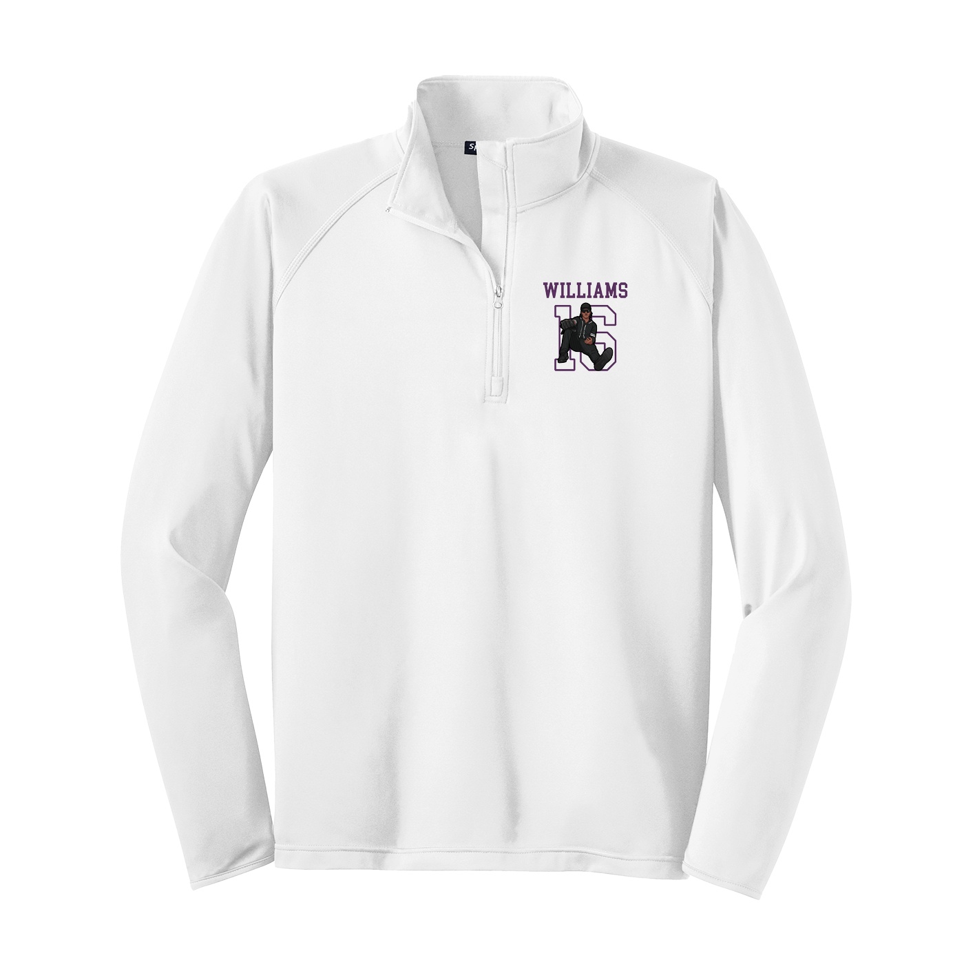Q-Zip Pullover — Shirsey in White