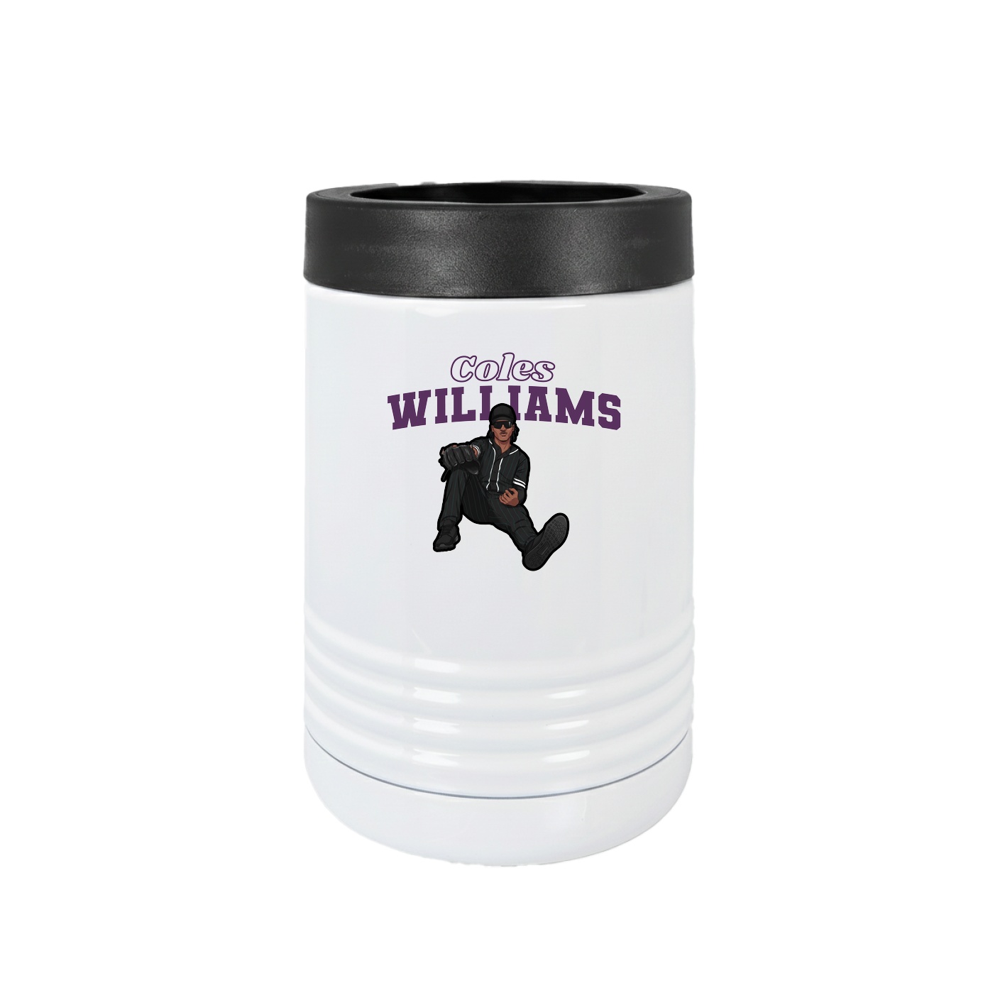 Beverage Holder — Name Arch in White
