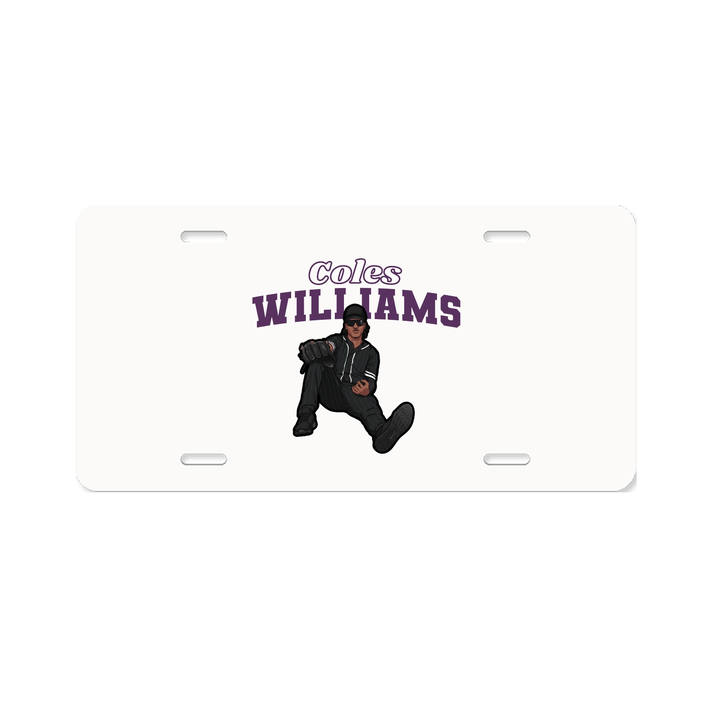 License Plate — Name Arch in Classic