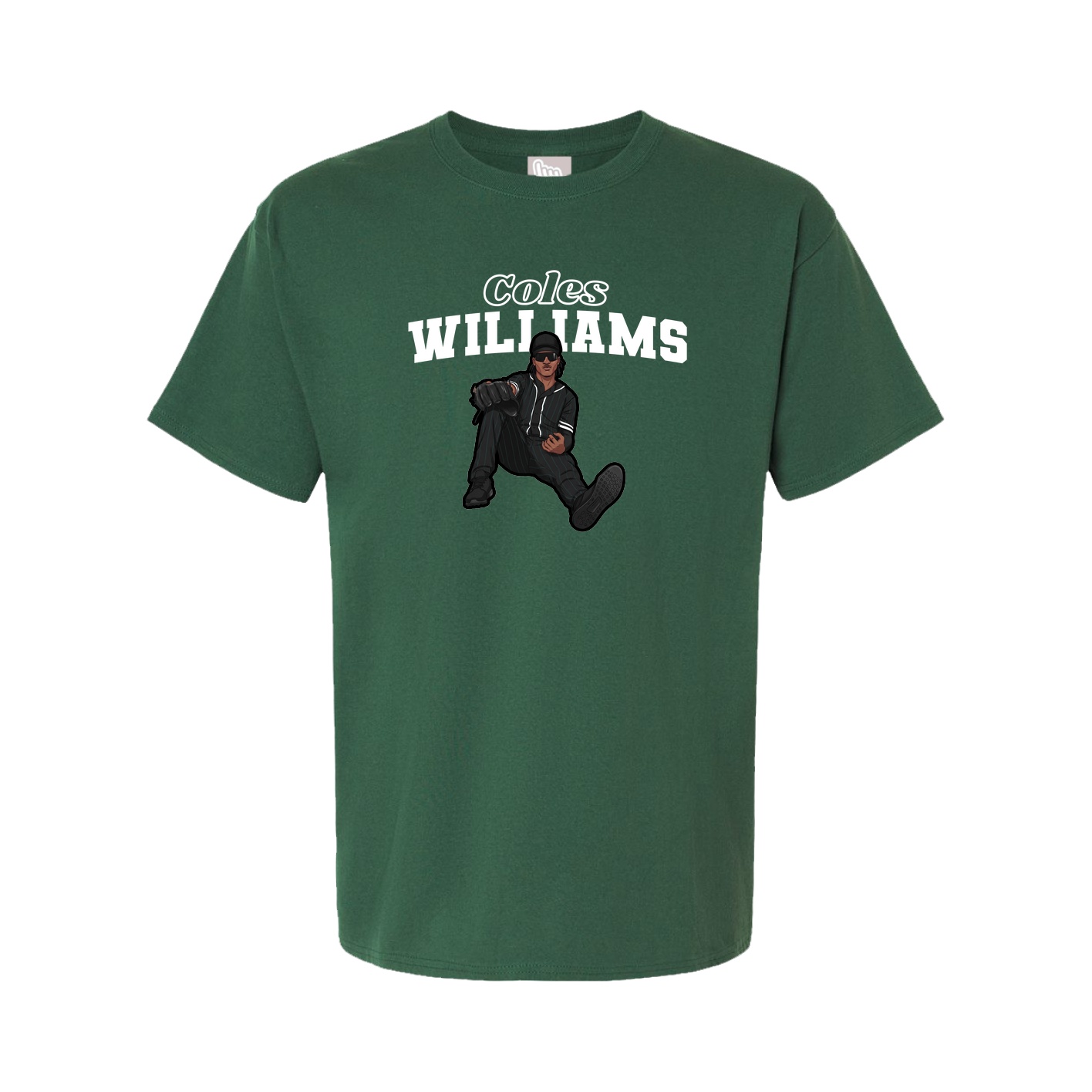 Youth Tee — Name Arch in Green