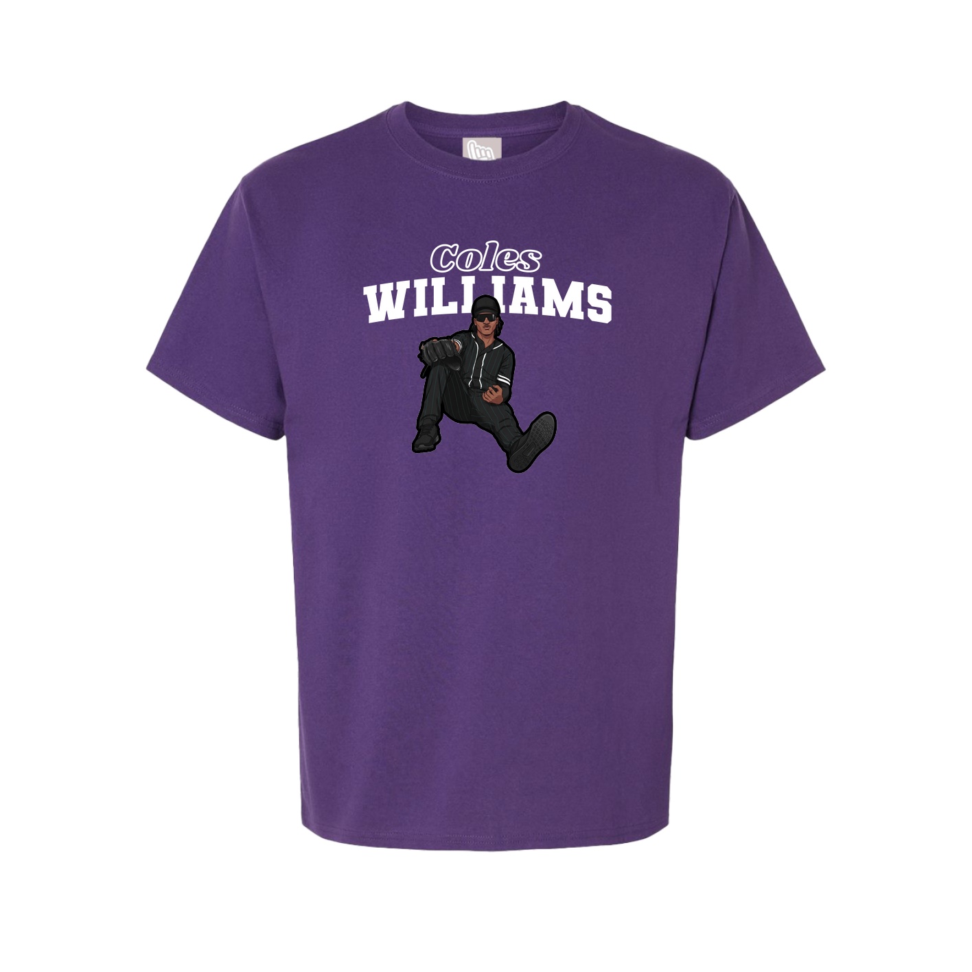 Youth Tee — Name Arch in Purple