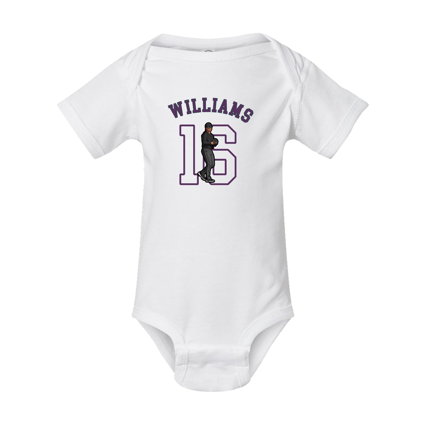 Baby Onesie — Shirsey Arch in White