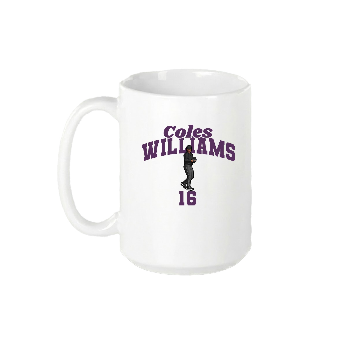 15oz Coffee Mug — Signature Arch in White