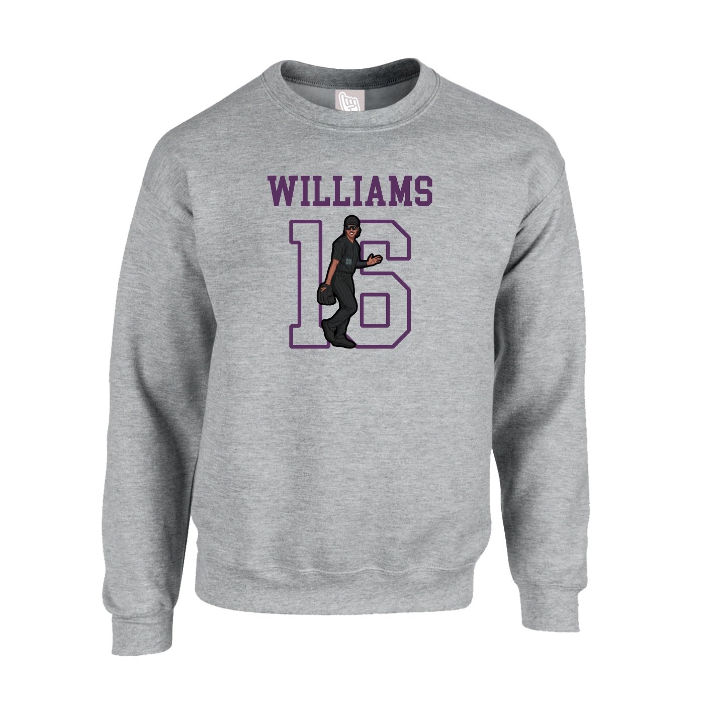 Fleece Crew — Shirsey in Grey