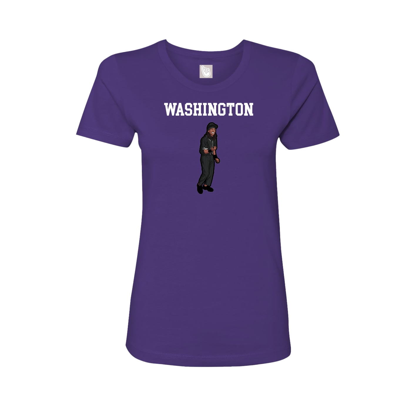 Fitted Women's Tee — Shirsey in Purple