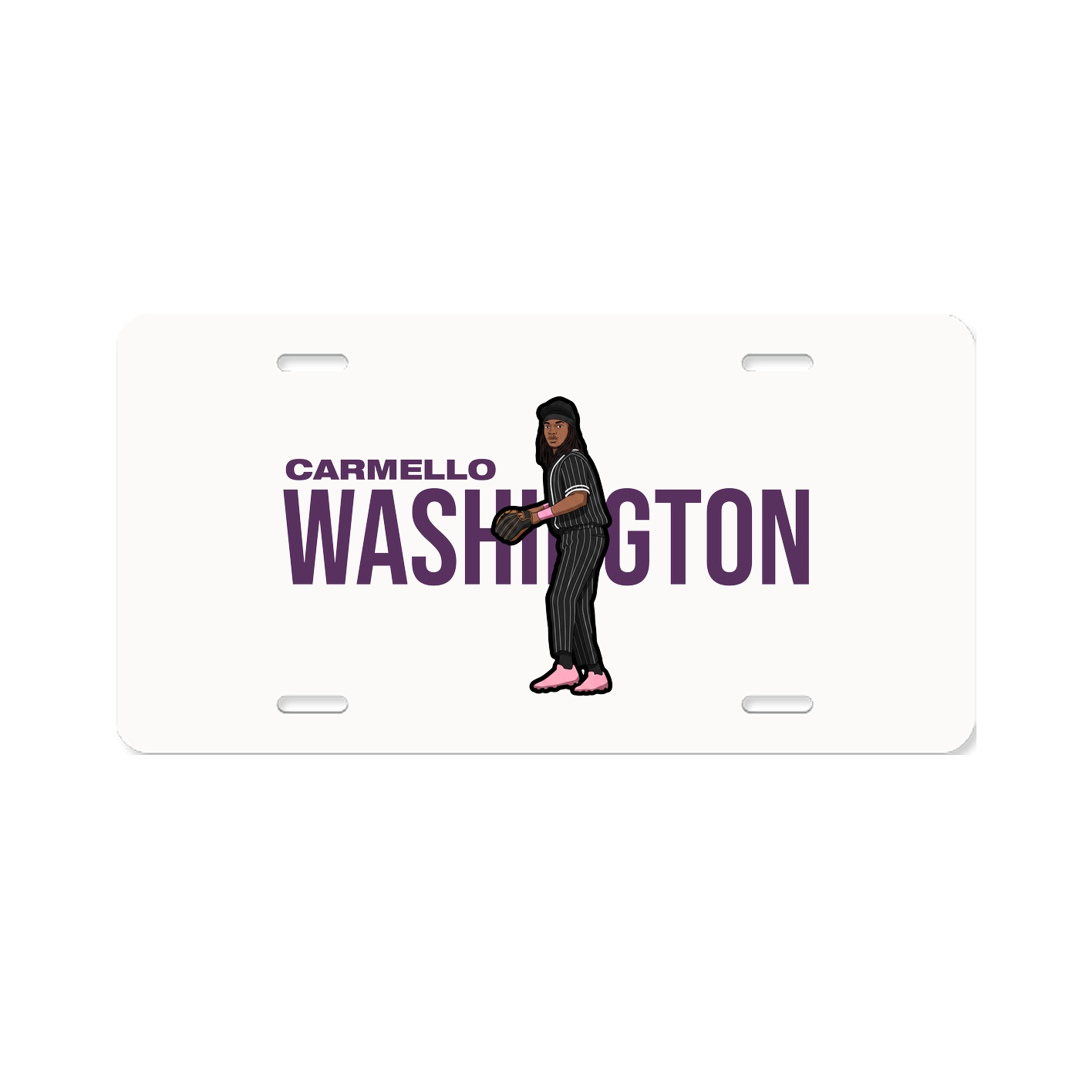 License Plate — Player Name in Classic
