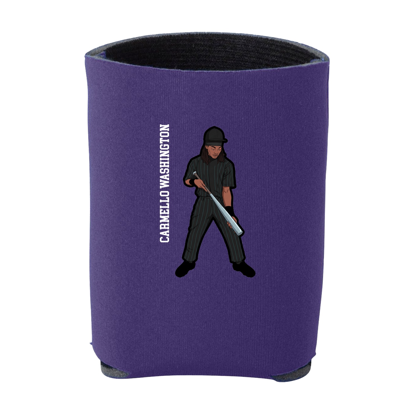 Can Holder — Name Vertical in Purple