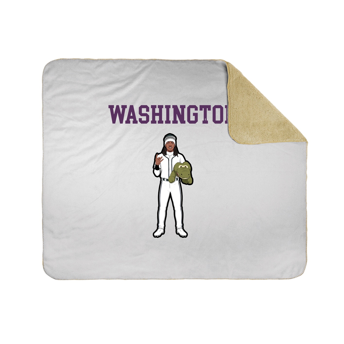 Throw Blanket — Shirsey in White