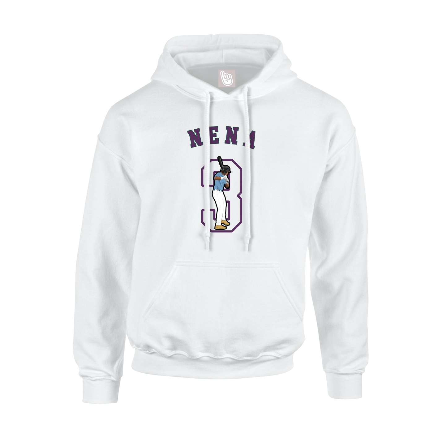 Hoodie — Shirsey Arch in White