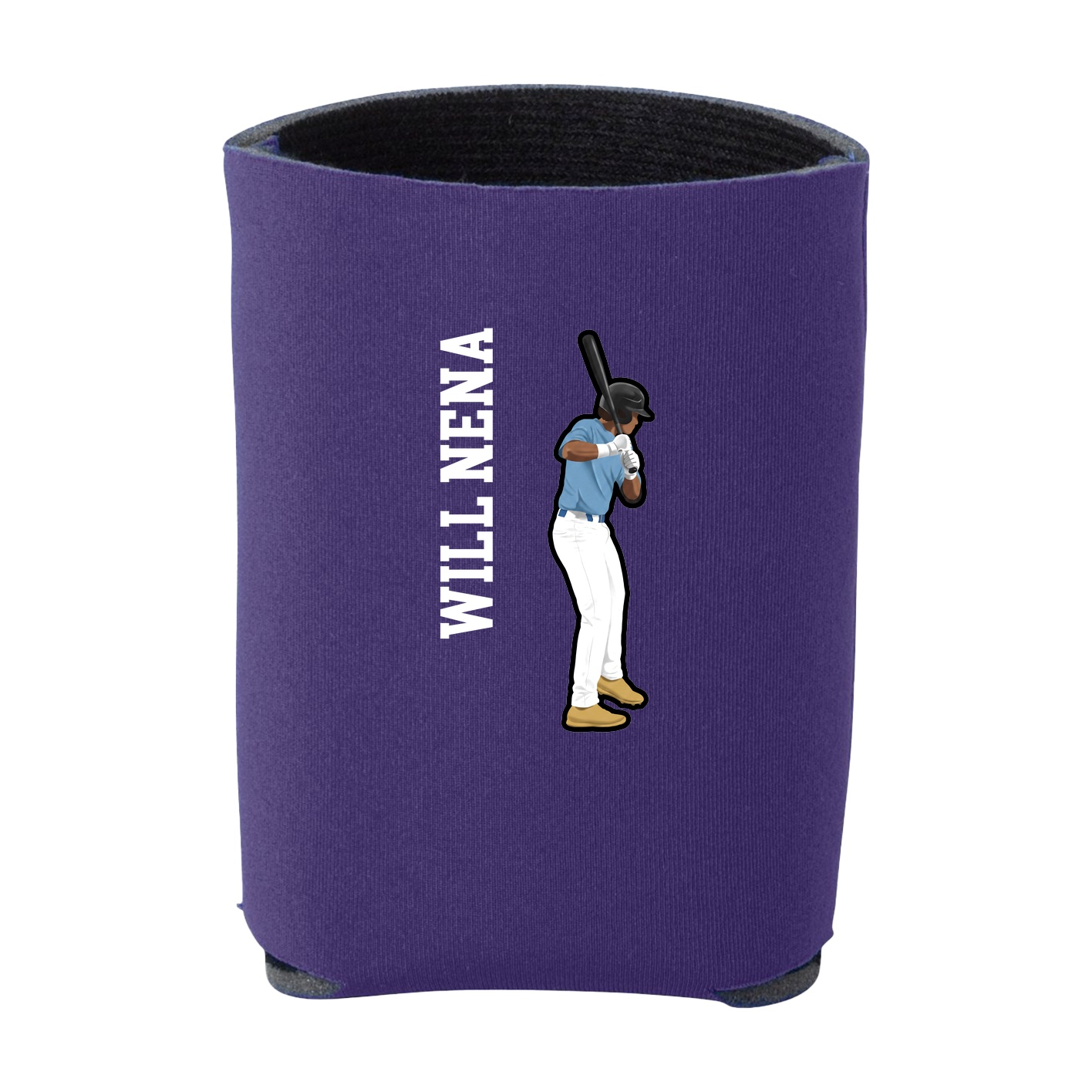 Can Holder — Name Vertical in Purple