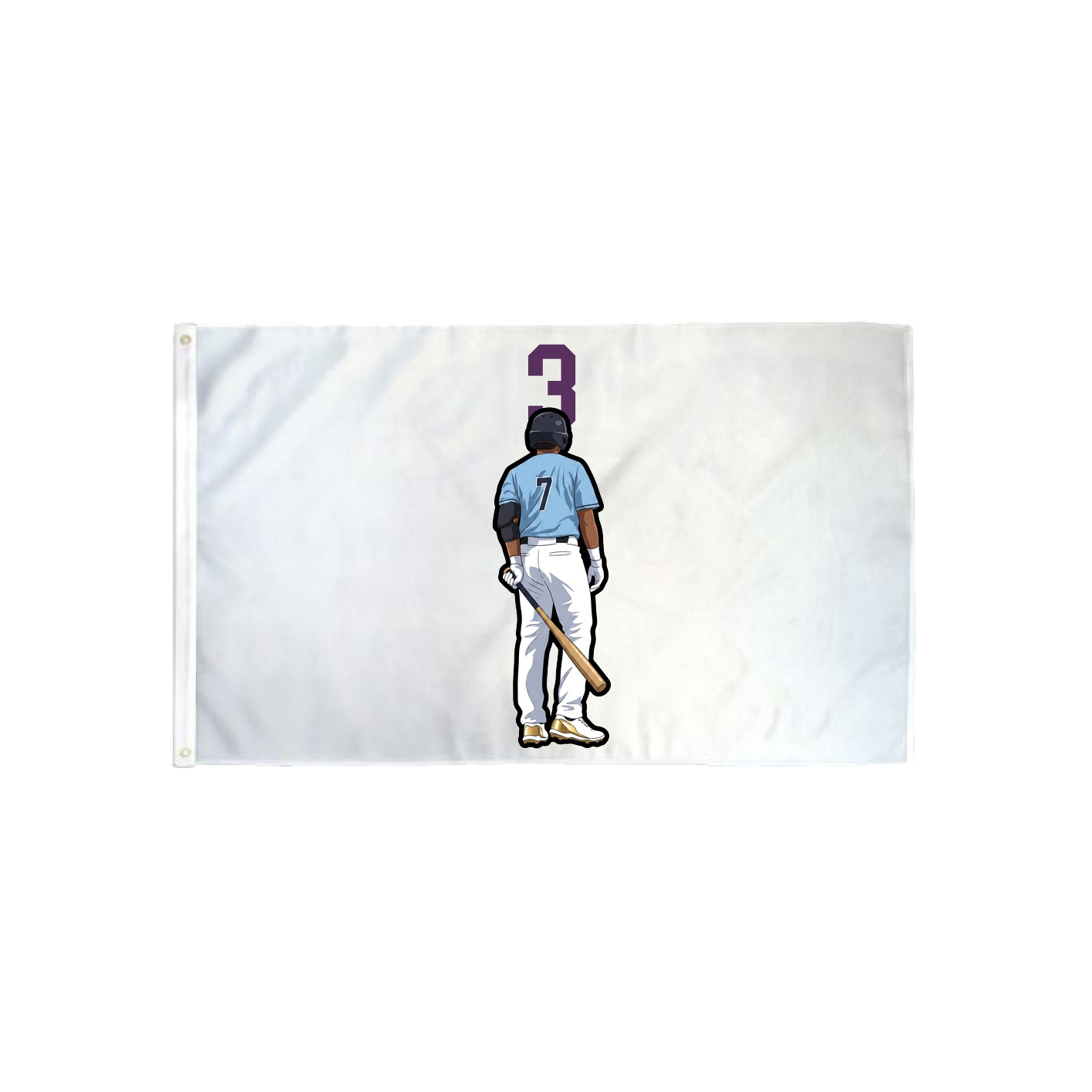 3x5 Flag — Number Top in Classic