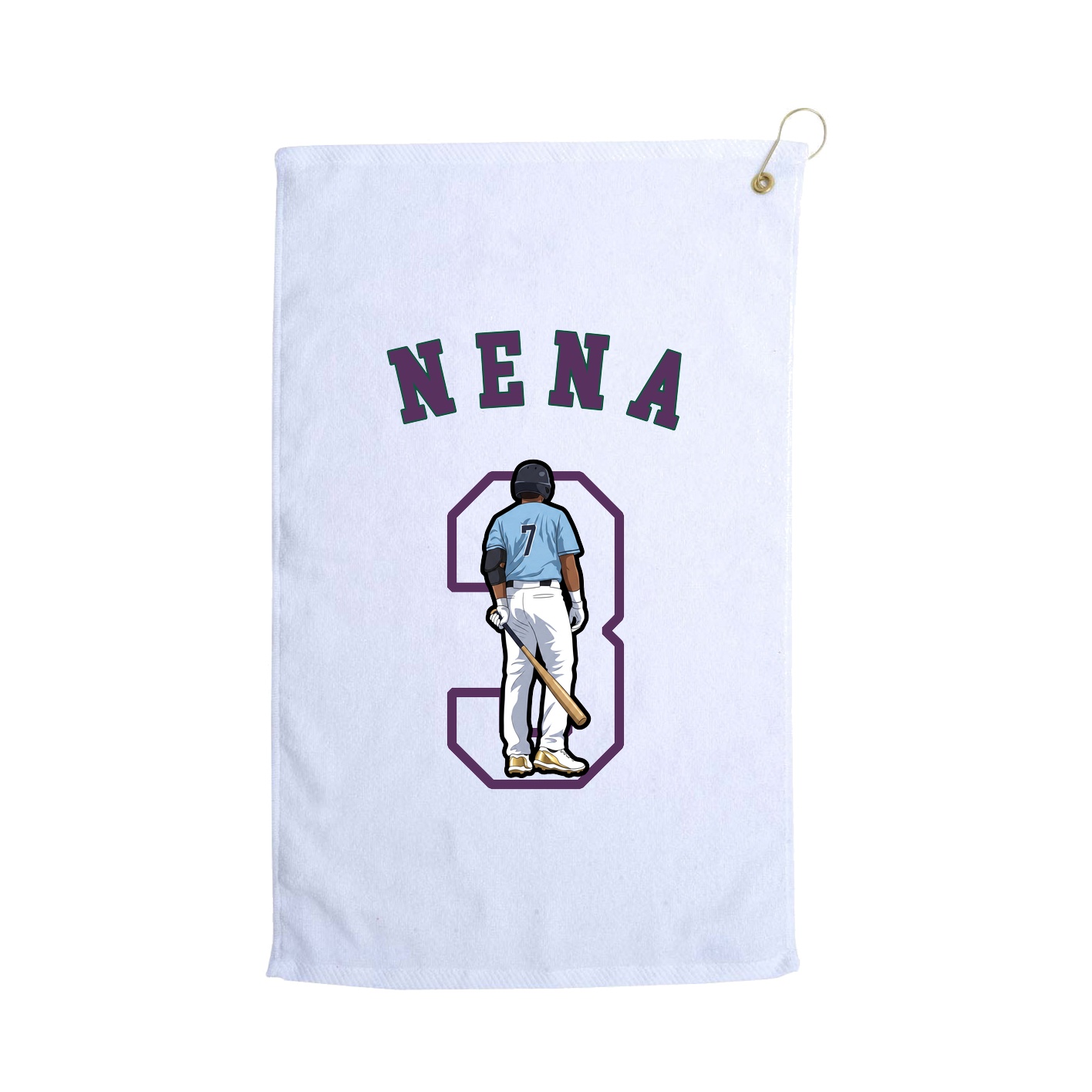 Golf Towel — Shirsey Arch in White