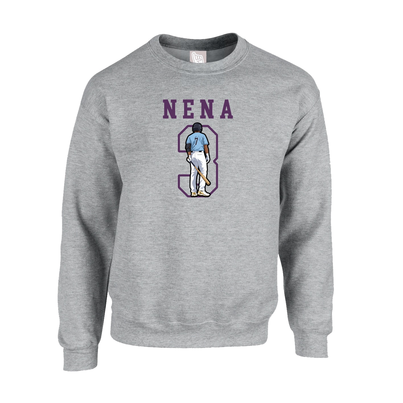 Fleece Crew — Shirsey in Grey