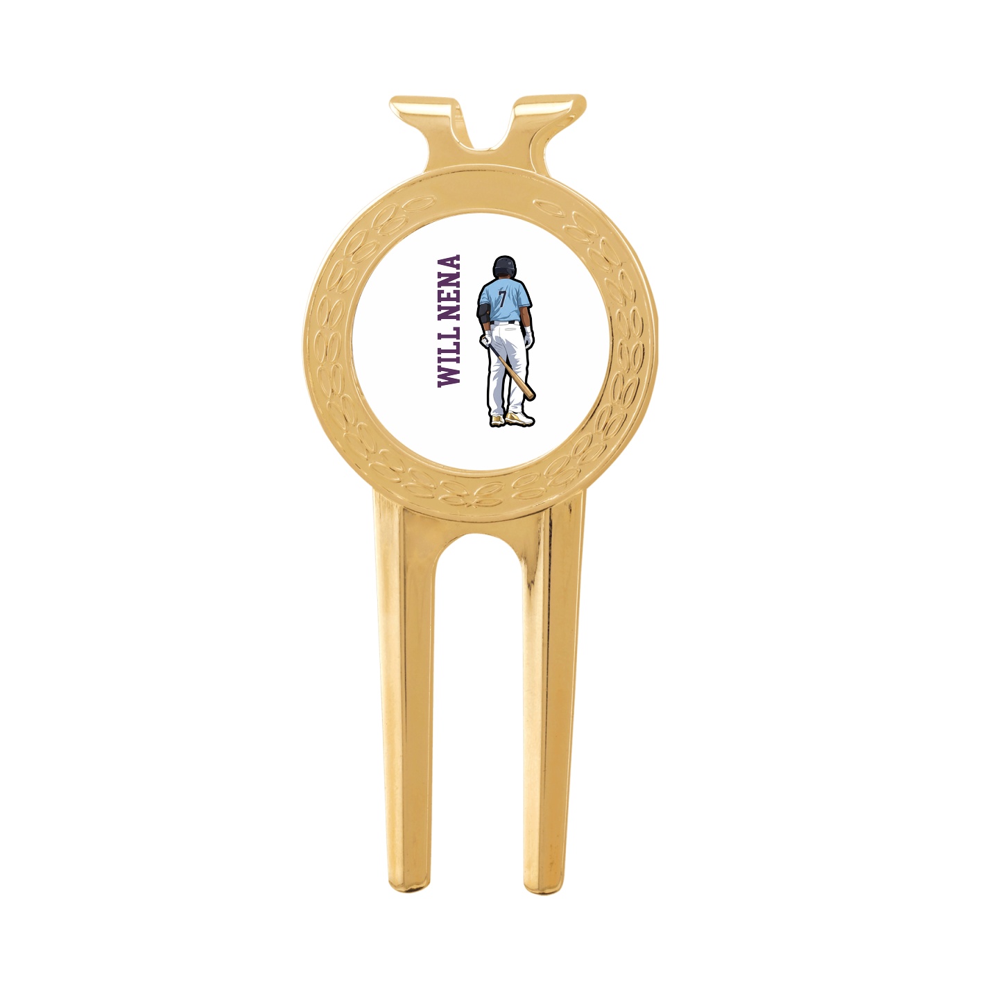 Divot Tool with Ball Marker — Name Vertical in Classic