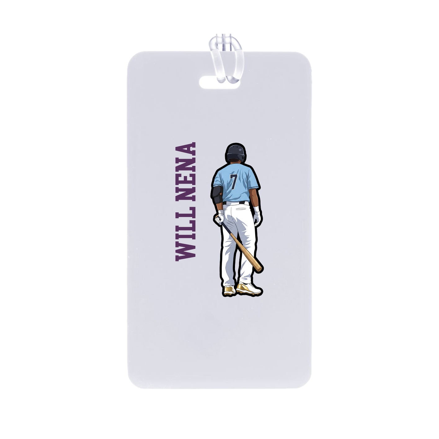 Bag Tag — Name Vertical in Classic