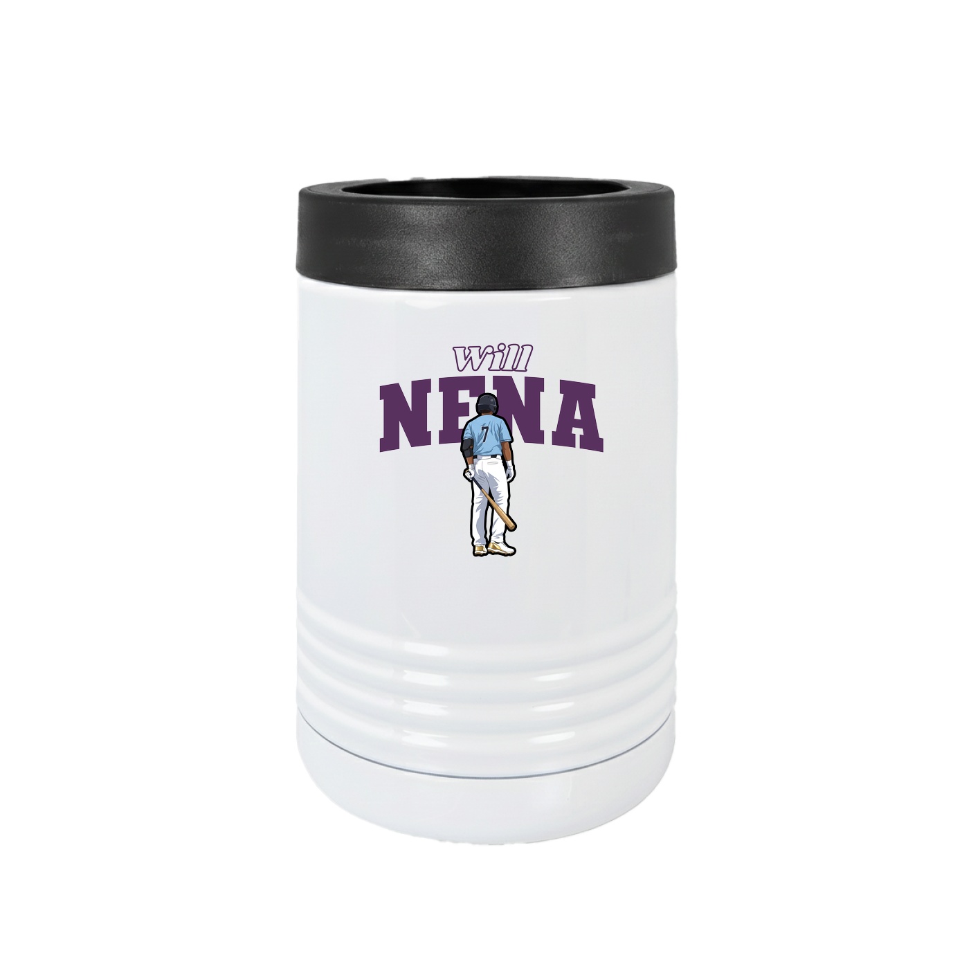 Beverage Holder — Name Arch in White