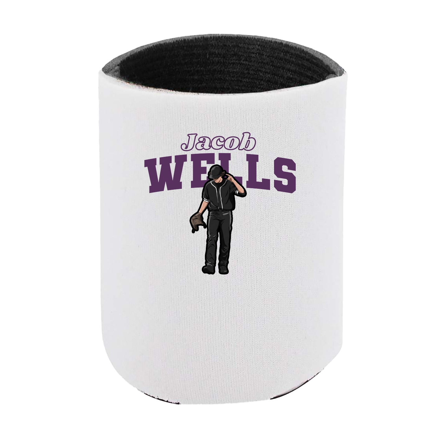 Can Holder — Name Arch in White