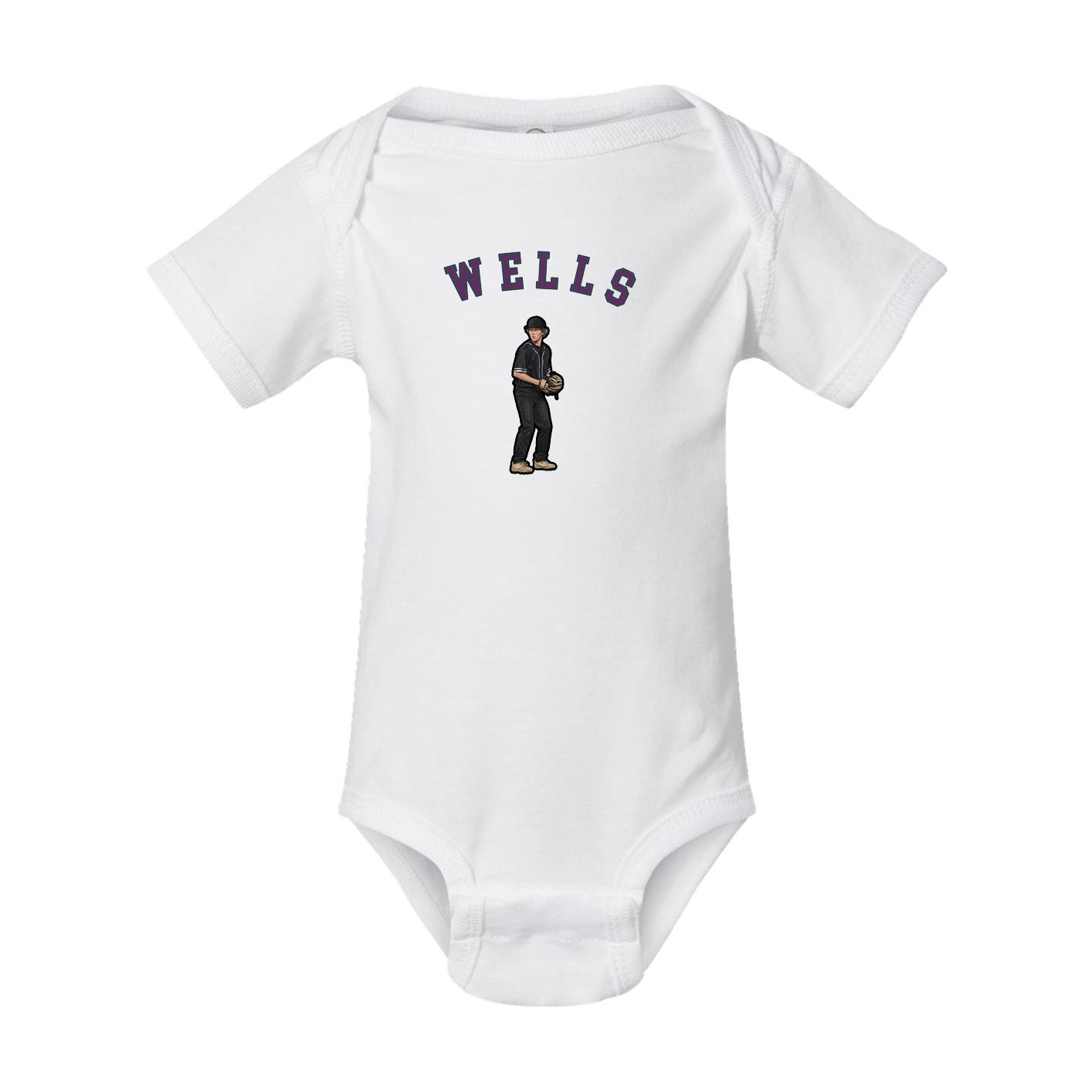 Baby Onesie — Shirsey Arch in White