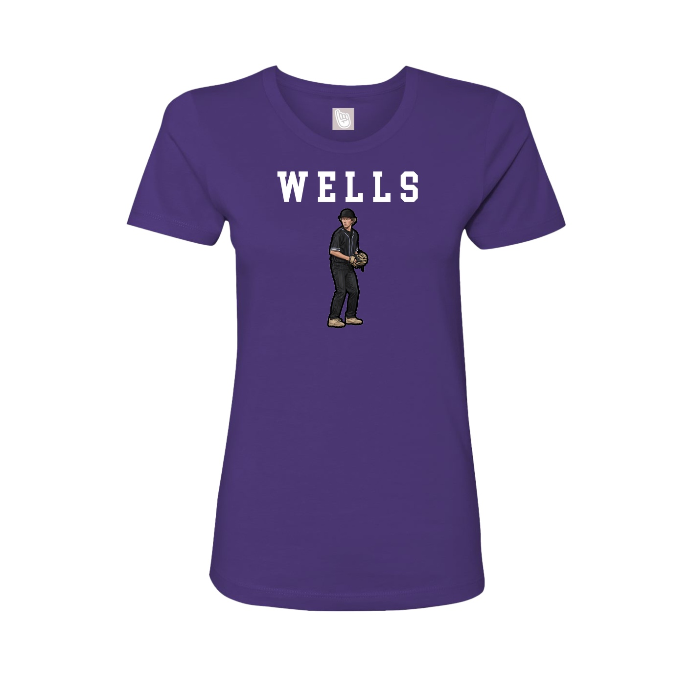 Fitted Women's Tee — Shirsey in Purple