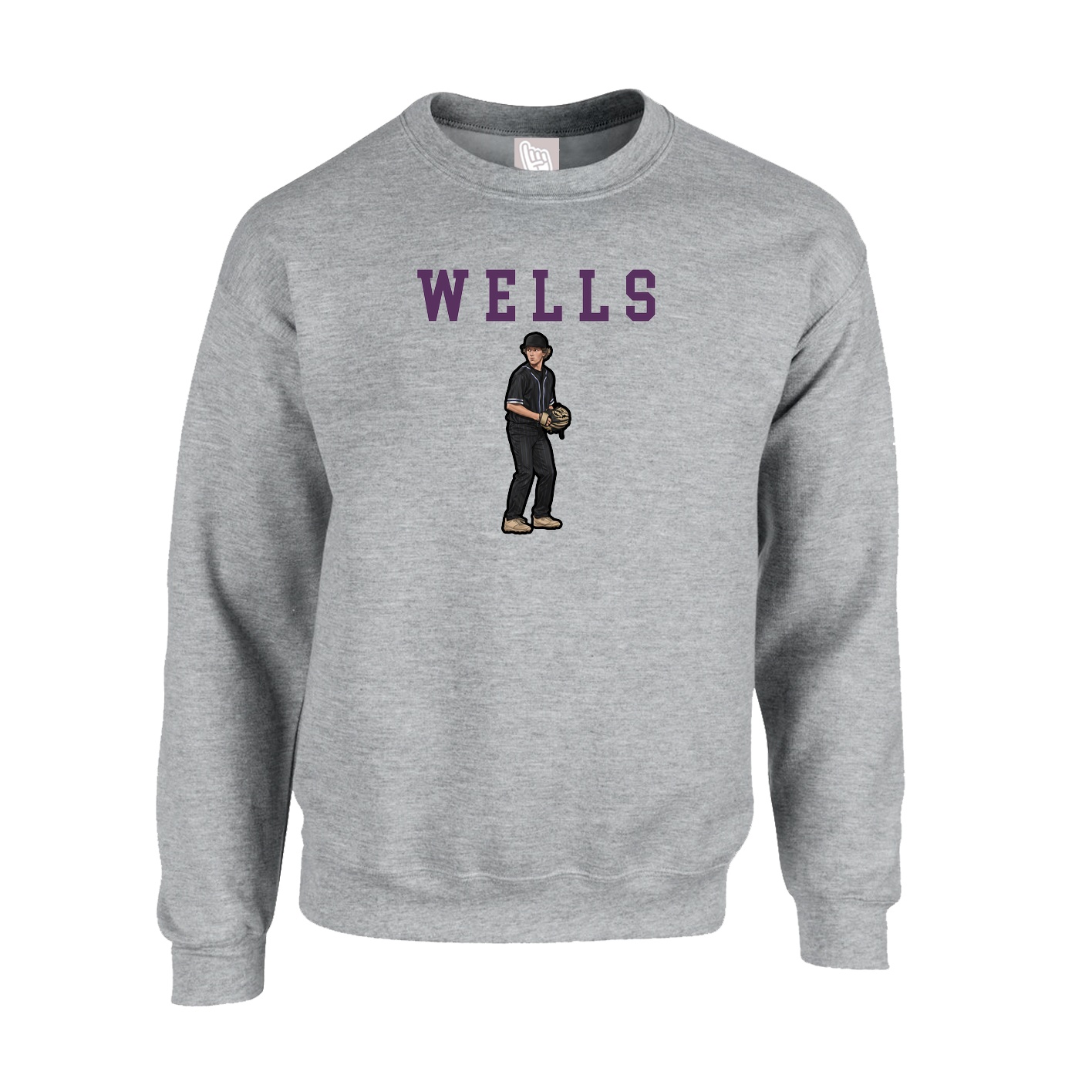 Fleece Crew — Shirsey in Grey
