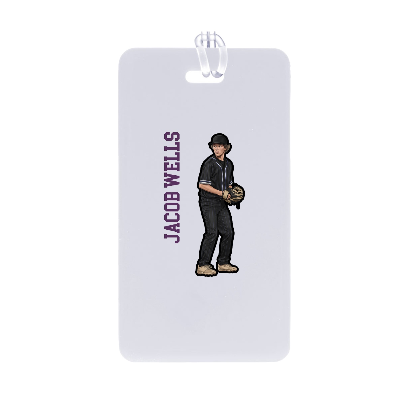 Bag Tag — Name Vertical in Classic