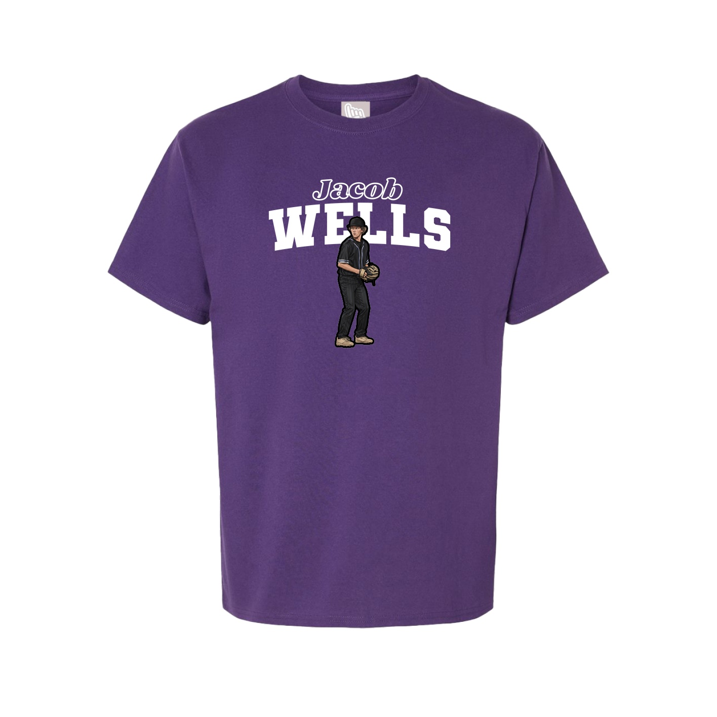 Tee — Name Arch in Purple