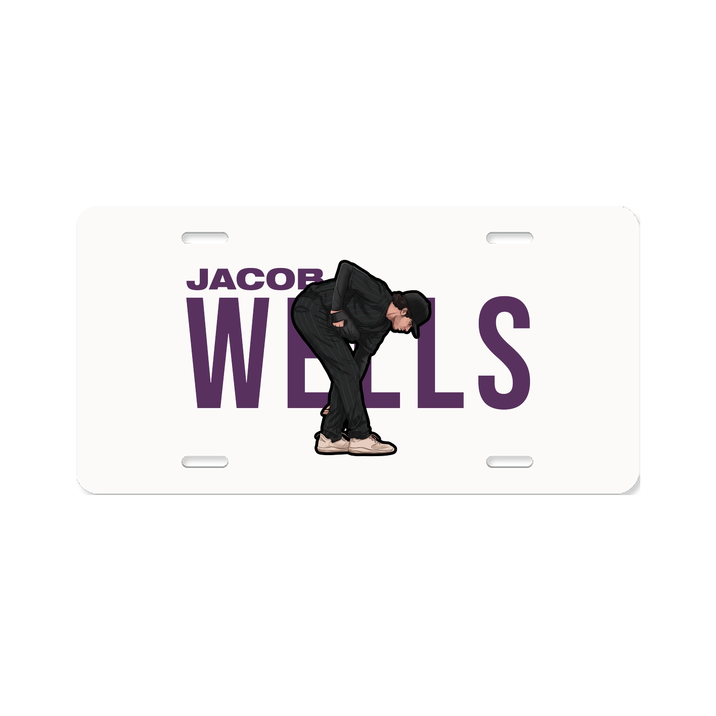 License Plate — Player Name in Classic