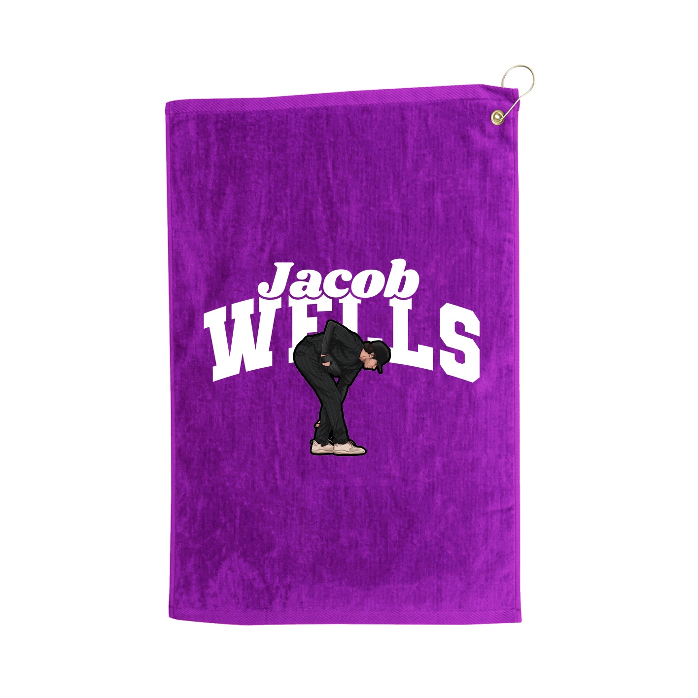 Golf Towel — Signature Arch in Purple