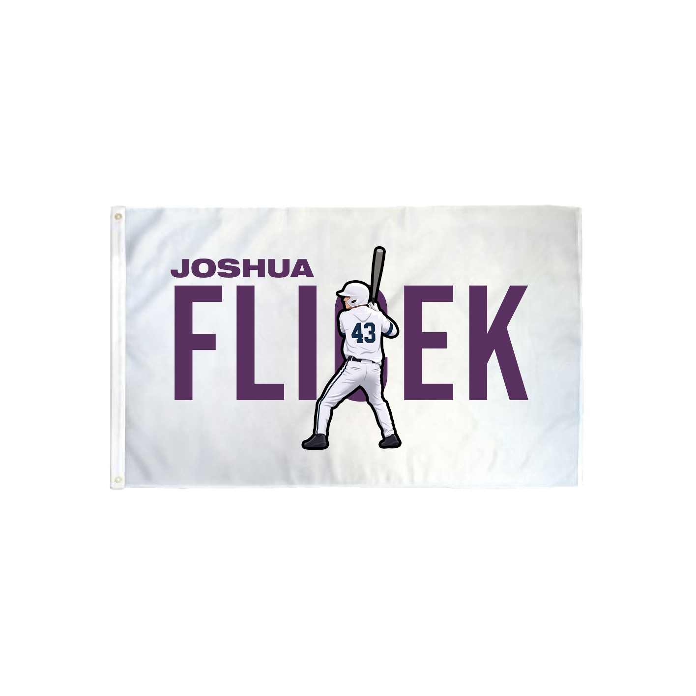 3x5 Flag — Player Name in Classic
