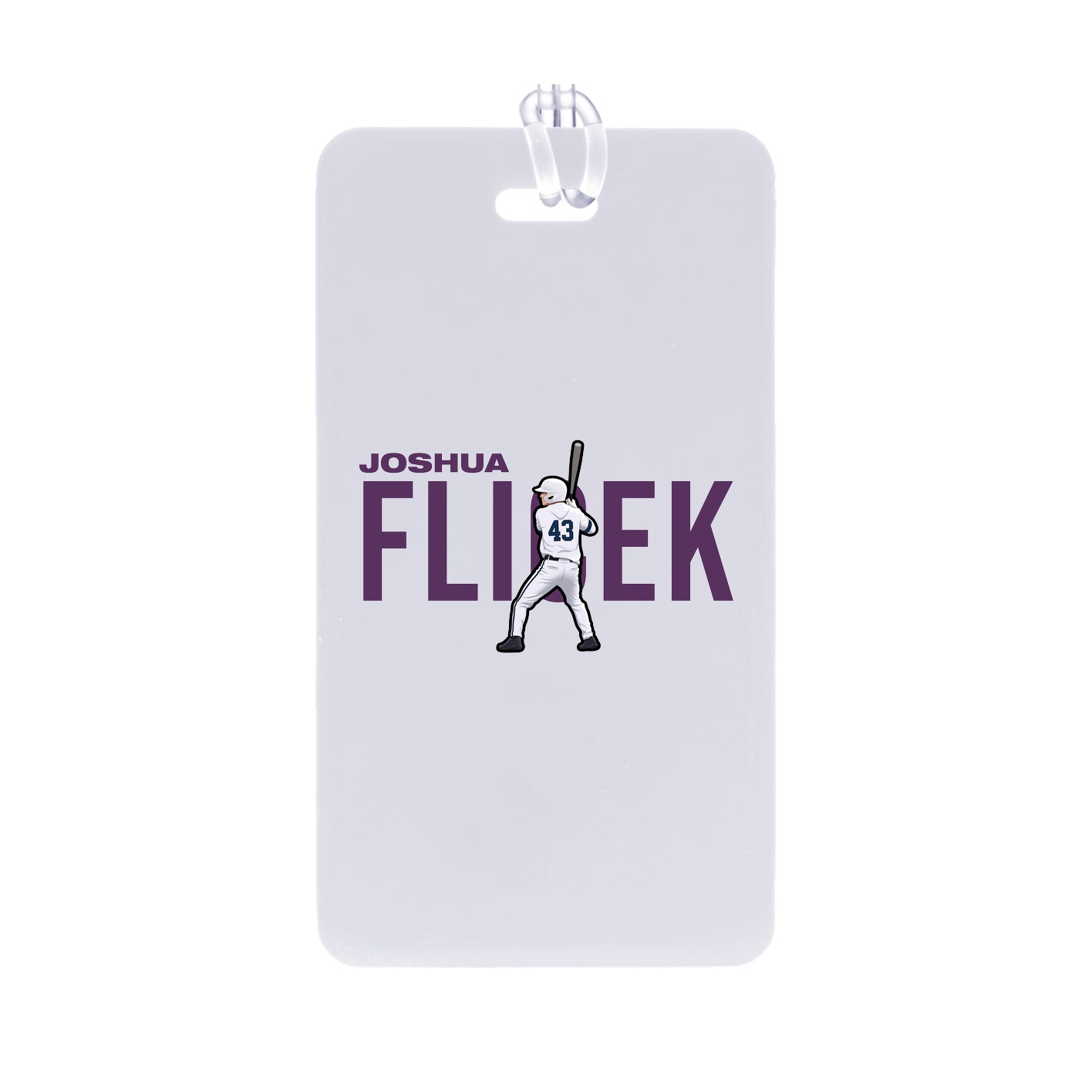 Bag Tag — Player Name in Classic