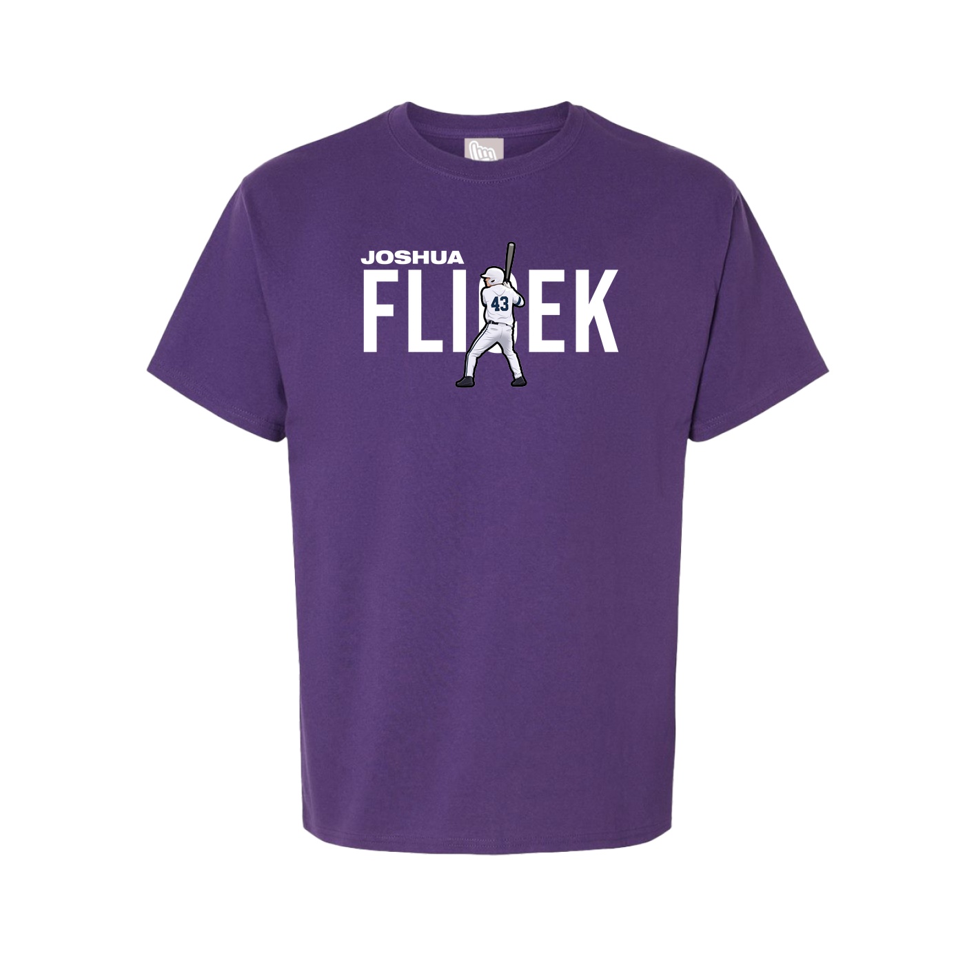 Youth Tee — Player Name in Purple
