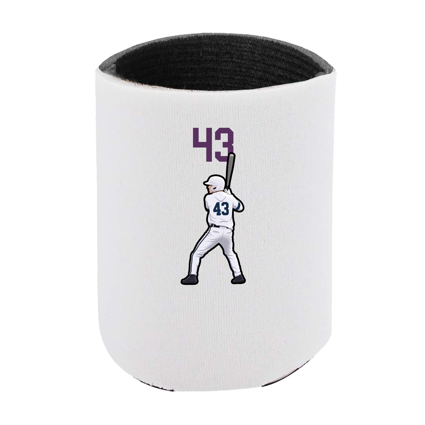 Can Holder — Number Top in White