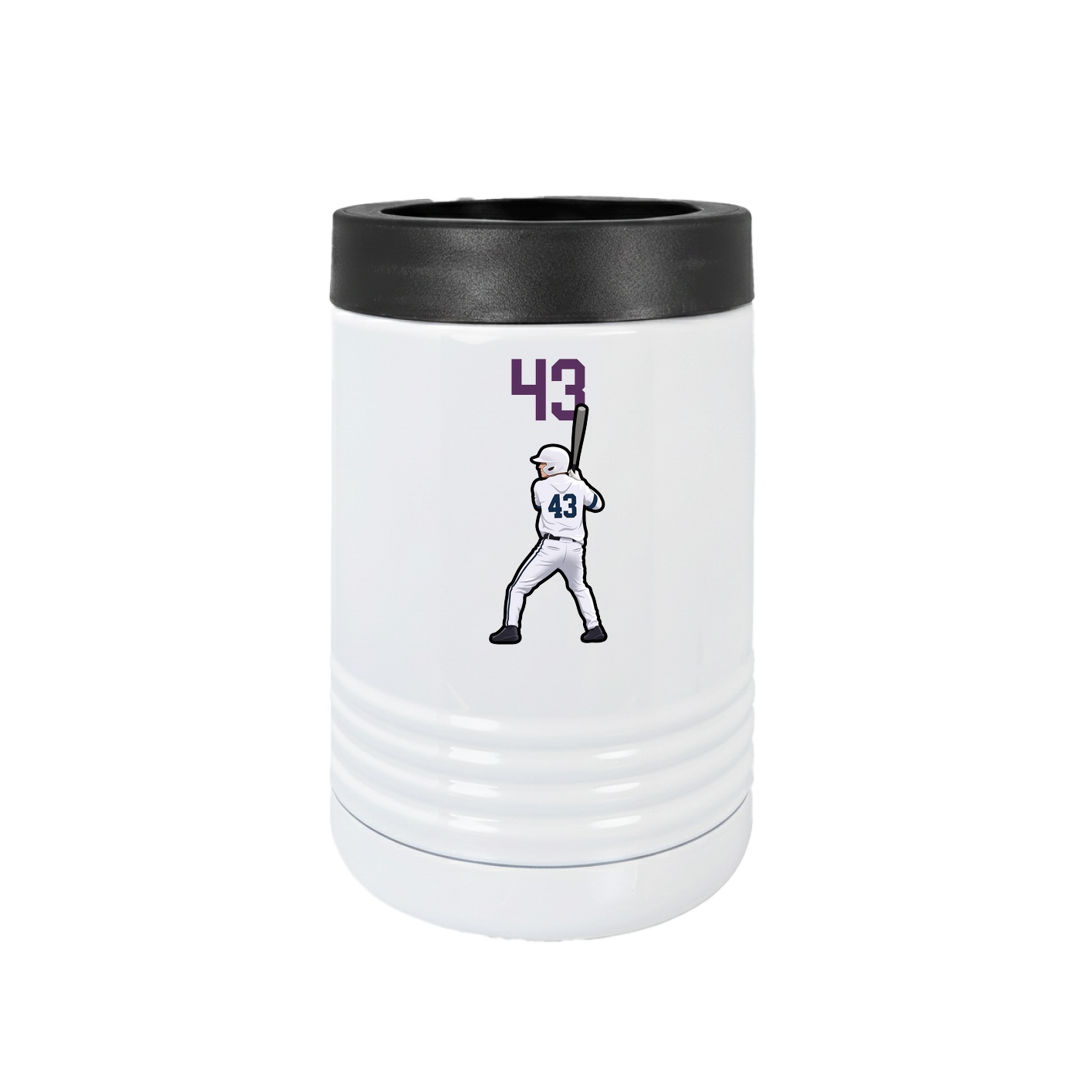 Beverage Holder — Number Top in White