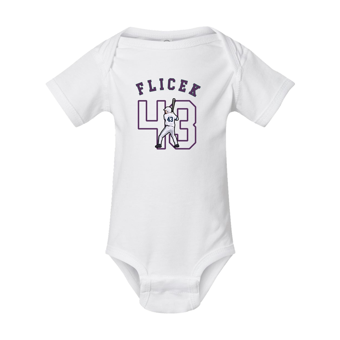 Baby Onesie — Shirsey Arch in White