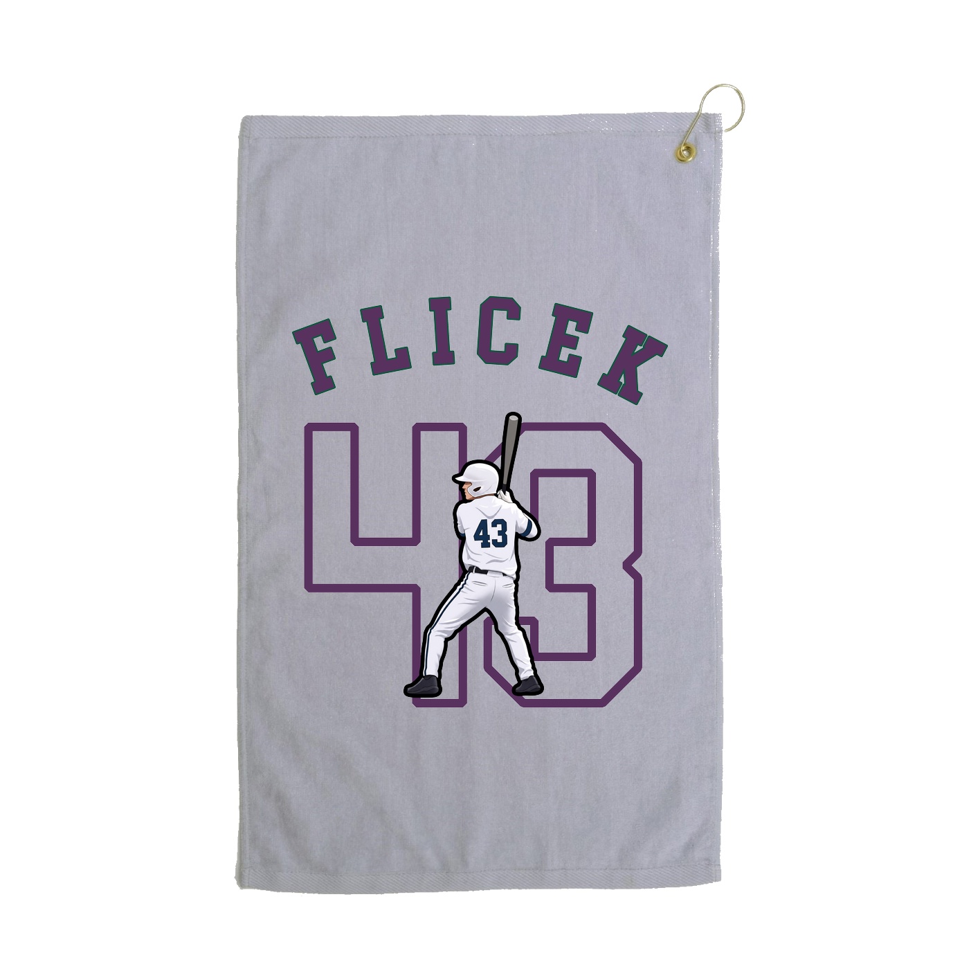 Golf Towel — Shirsey Arch in Grey