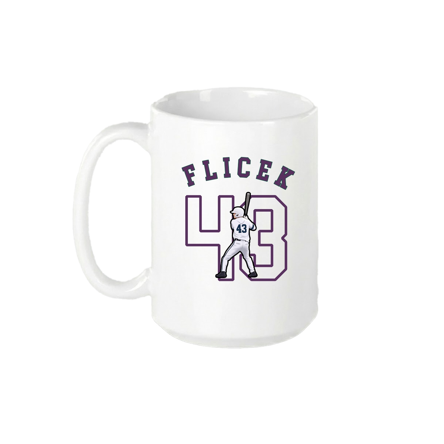 15oz Coffee Mug — Shirsey Arch in White