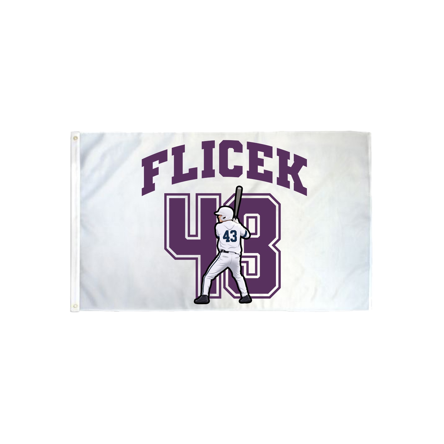 3x5 Flag — Number in Classic