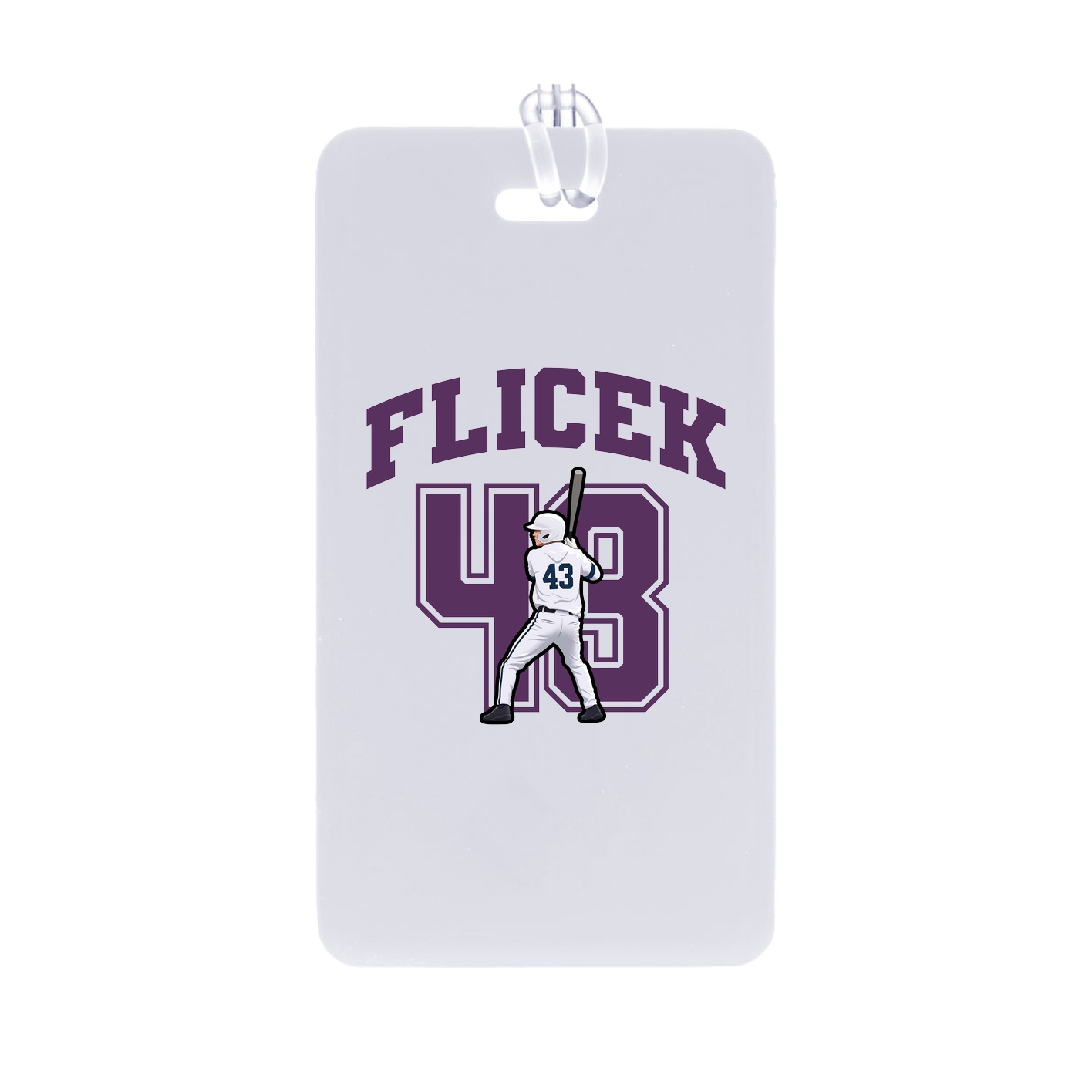 Bag Tag — Number in Classic