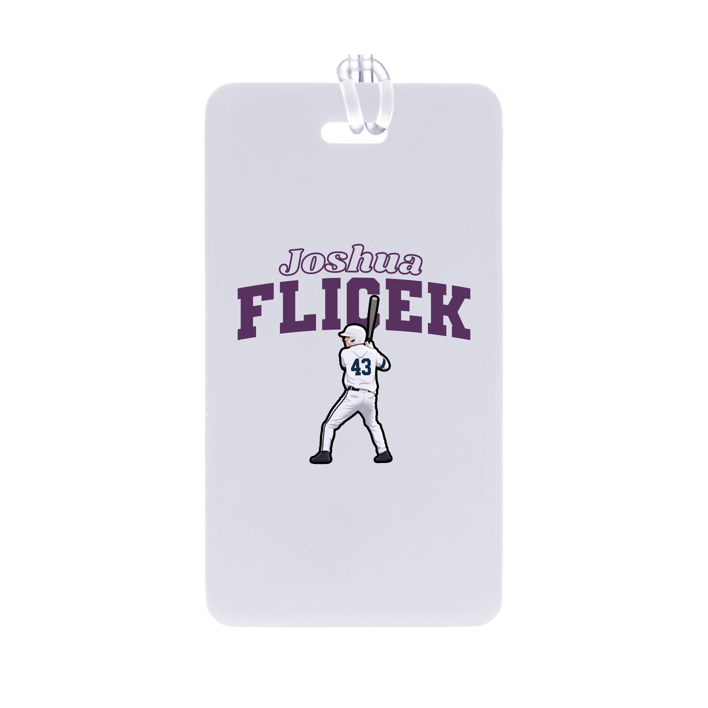Bag Tag — Name Arch in Classic