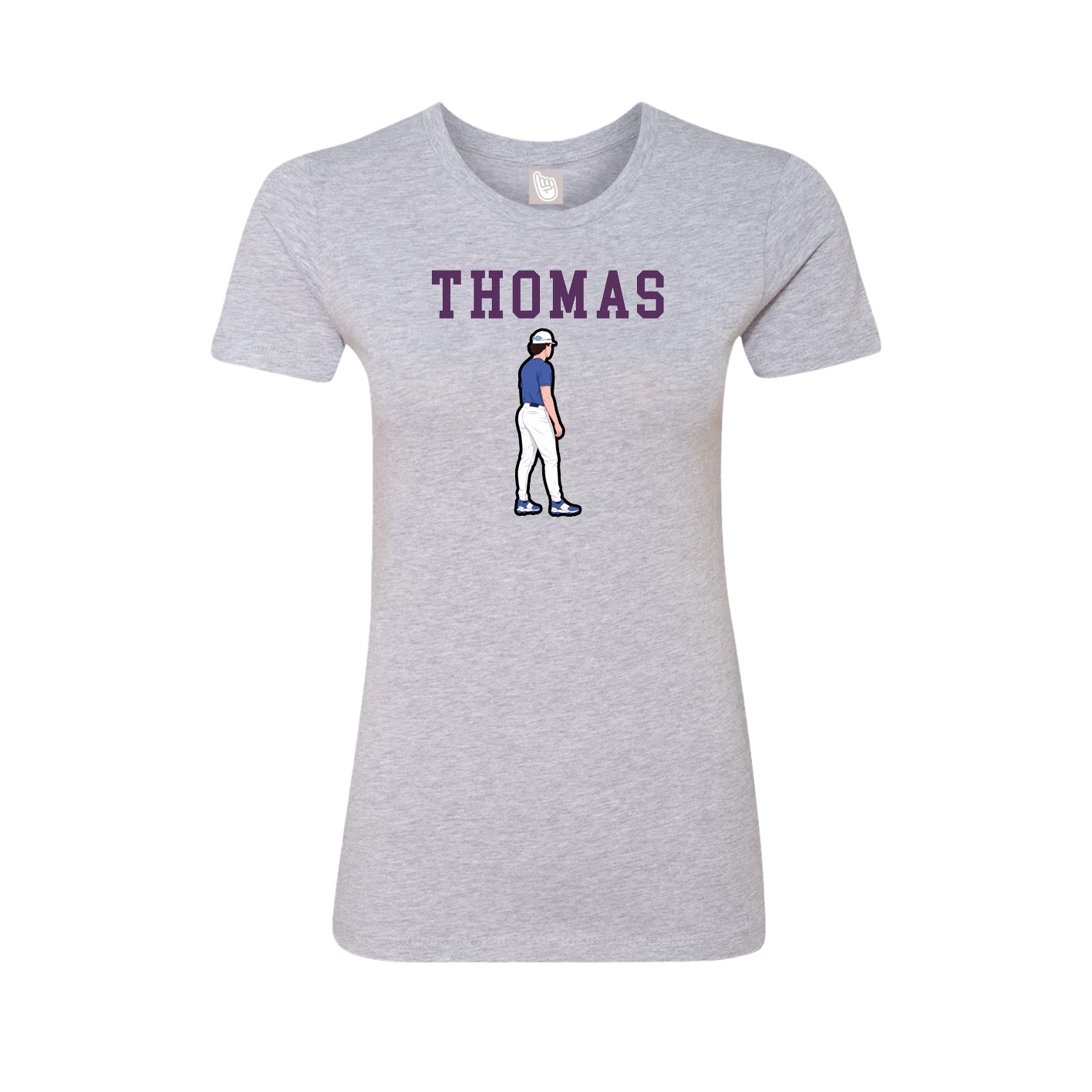 Fitted Women's Tee — Shirsey in Grey