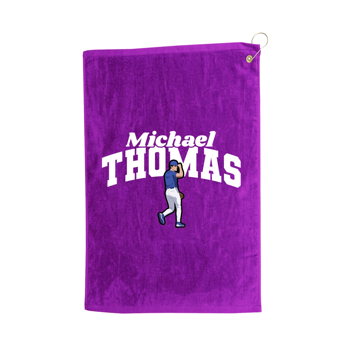 Golf Towel — Signature Arch in Purple