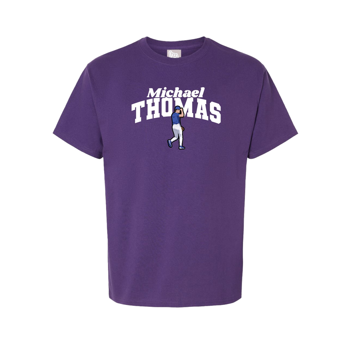 Youth Tee — Signature Arch in Purple
