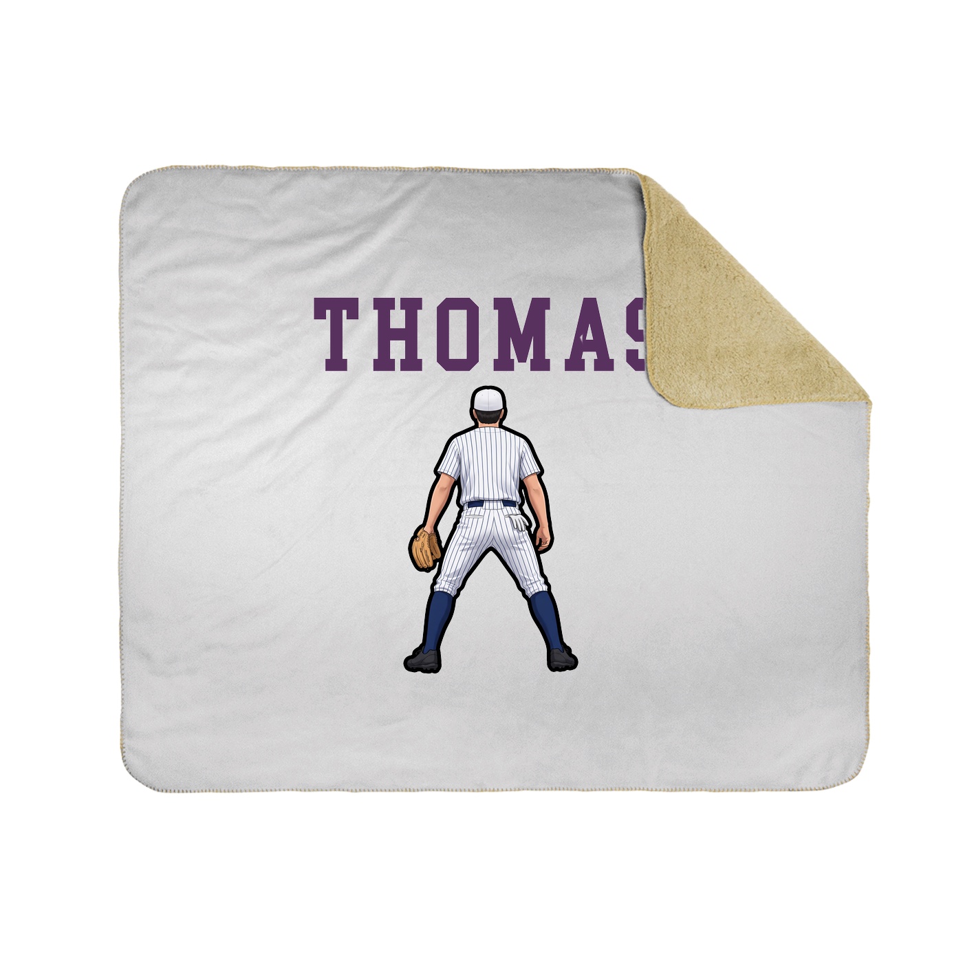 Throw Blanket — Shirsey in White