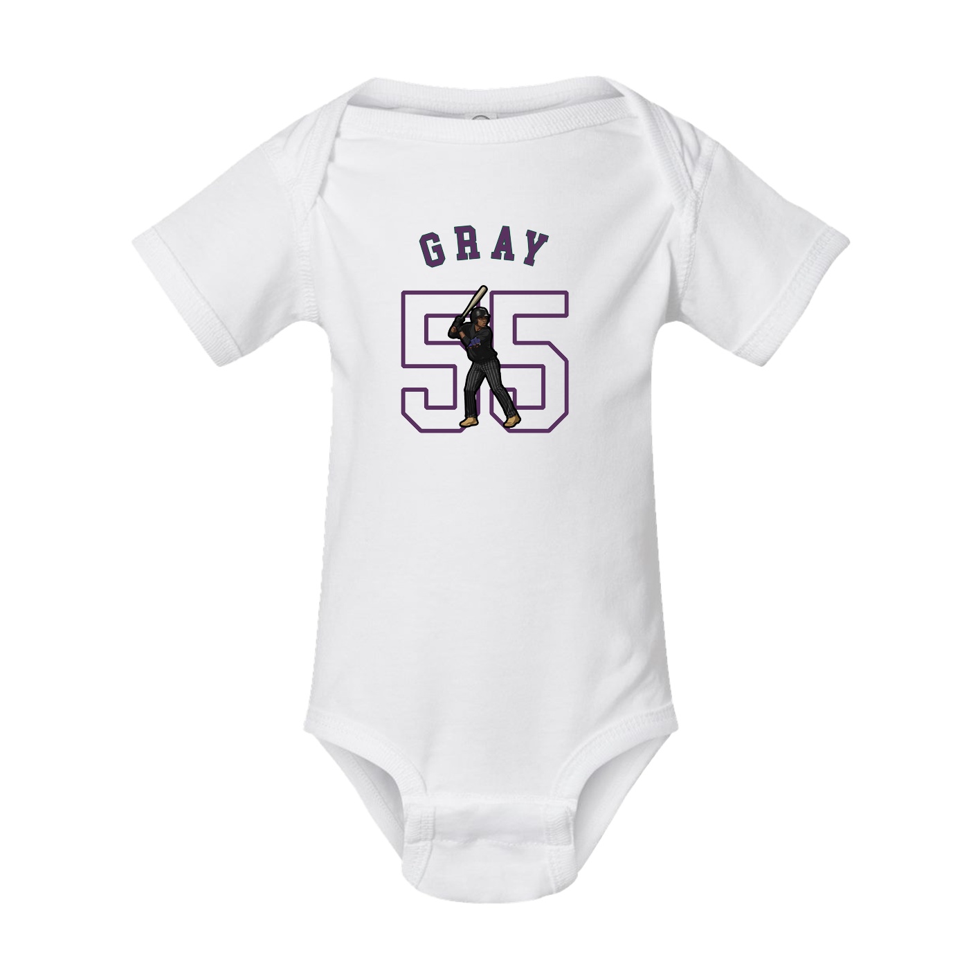 Baby Onesie — Shirsey Arch in White