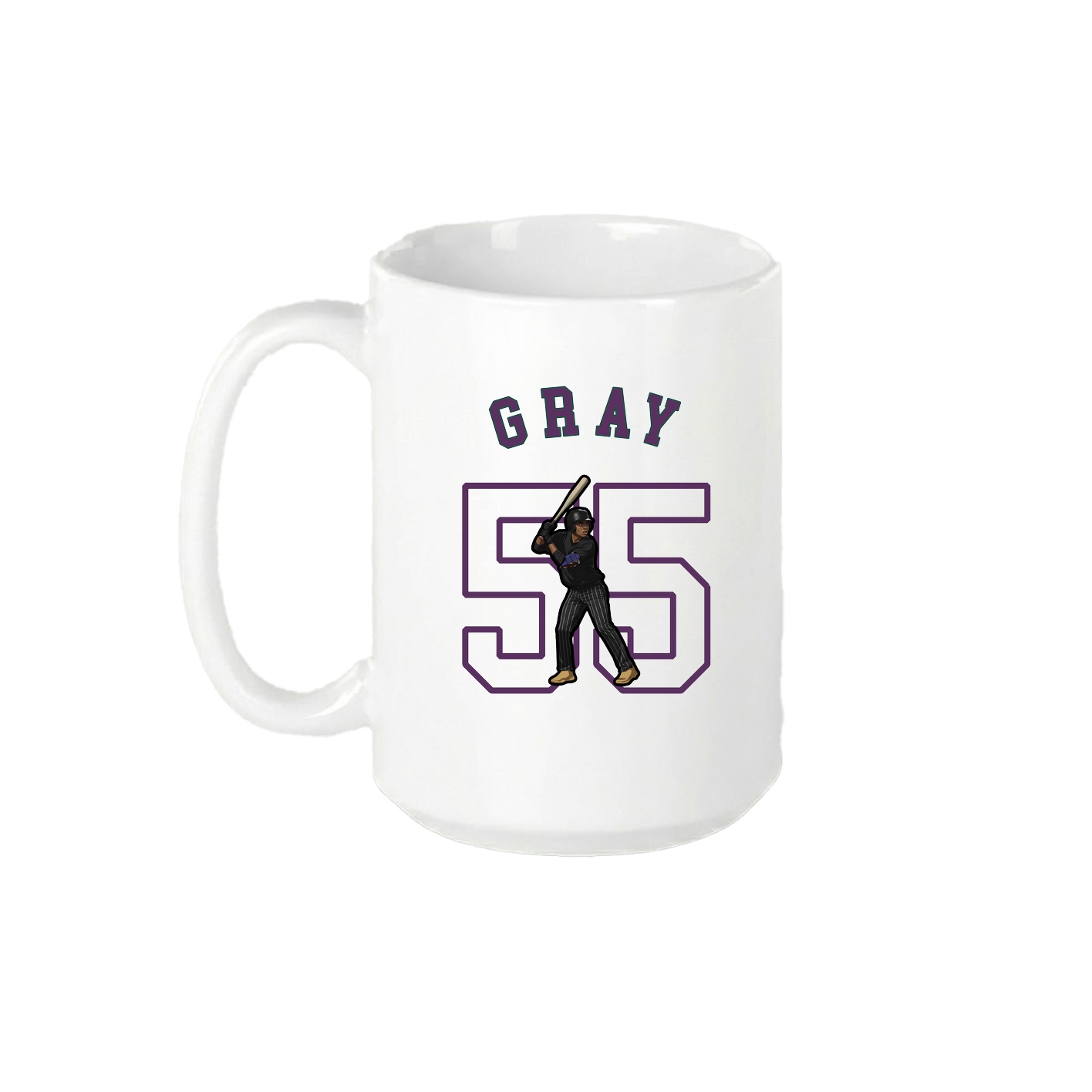 15oz Coffee Mug — Shirsey Arch in White
